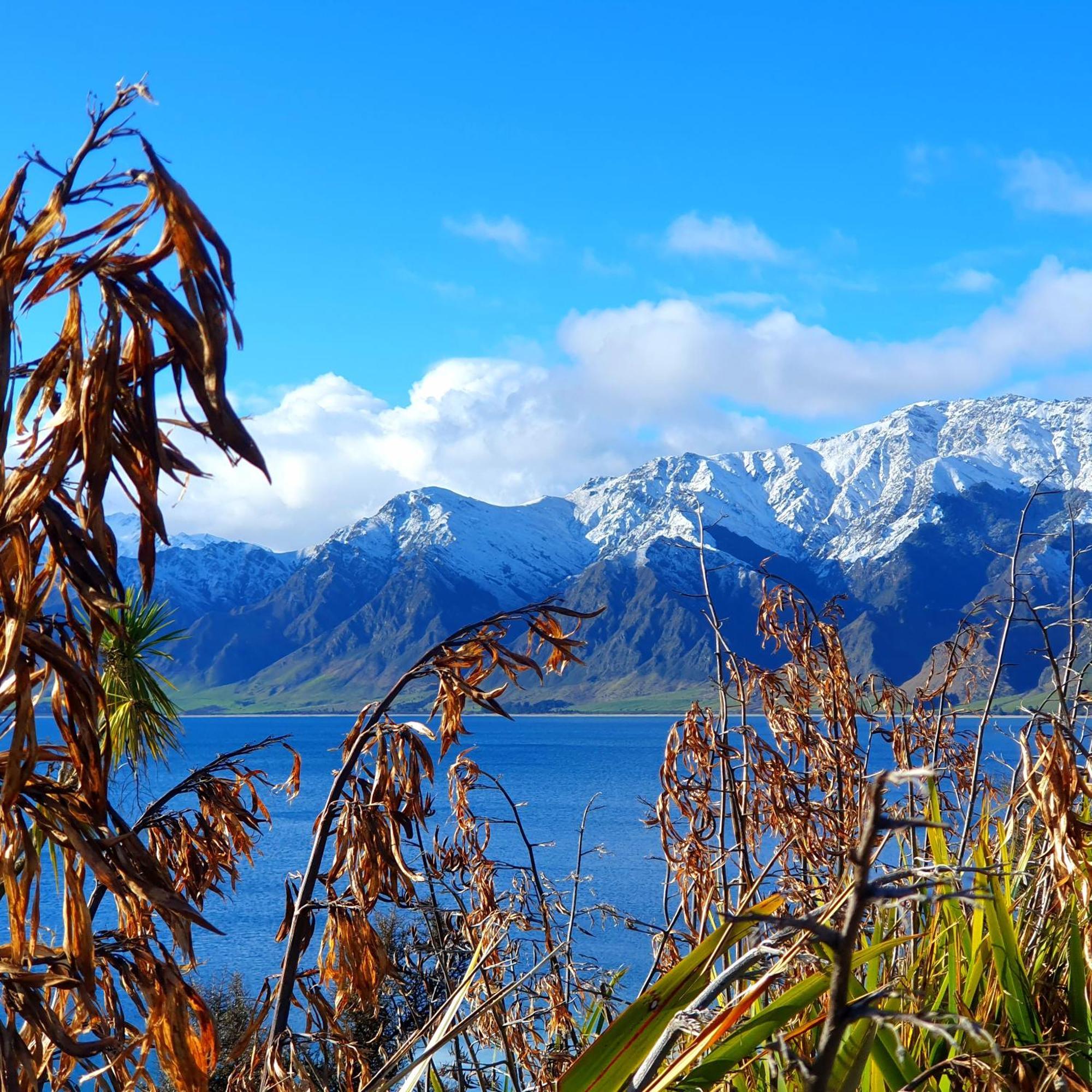 瓦纳卡Hawea Heaven: Superking Beds + Hot Tub + Mountain别墅 外观 照片
