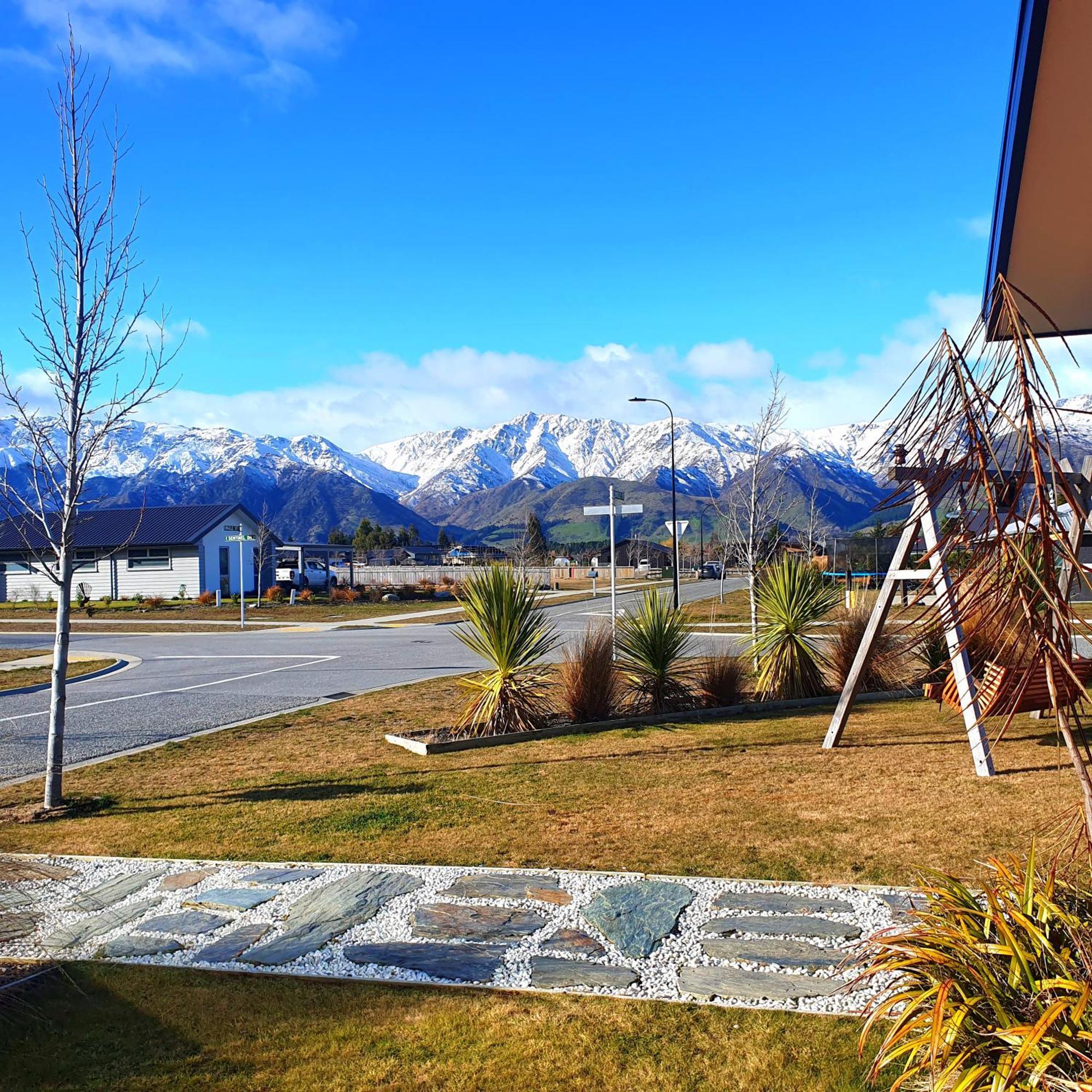 瓦纳卡Hawea Heaven: Superking Beds + Hot Tub + Mountain别墅 外观 照片